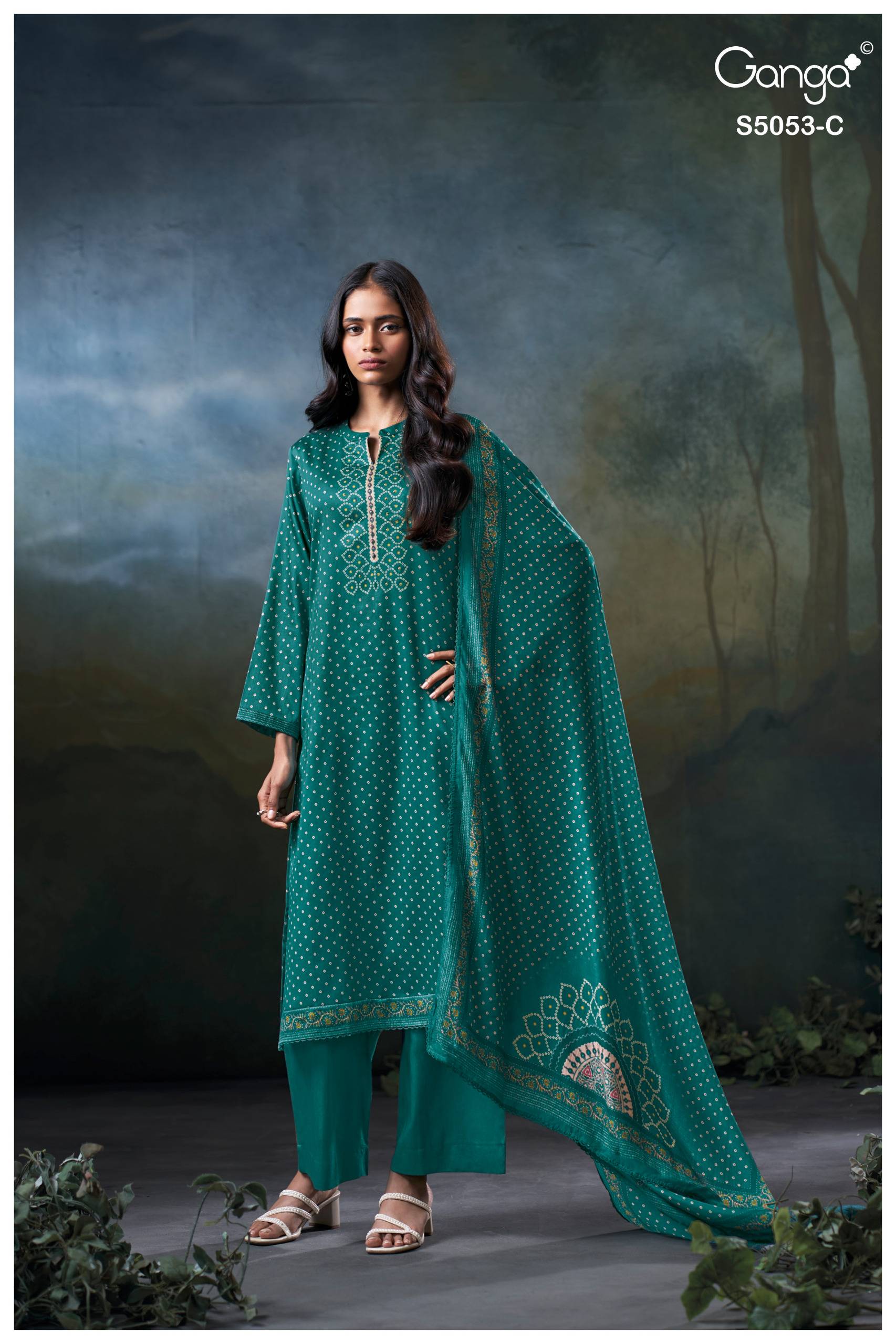 DIANTHA 5053 Series By GANGA FASHION Stylish Beautiful Colourful Cotton Dresses At Wholesale Price